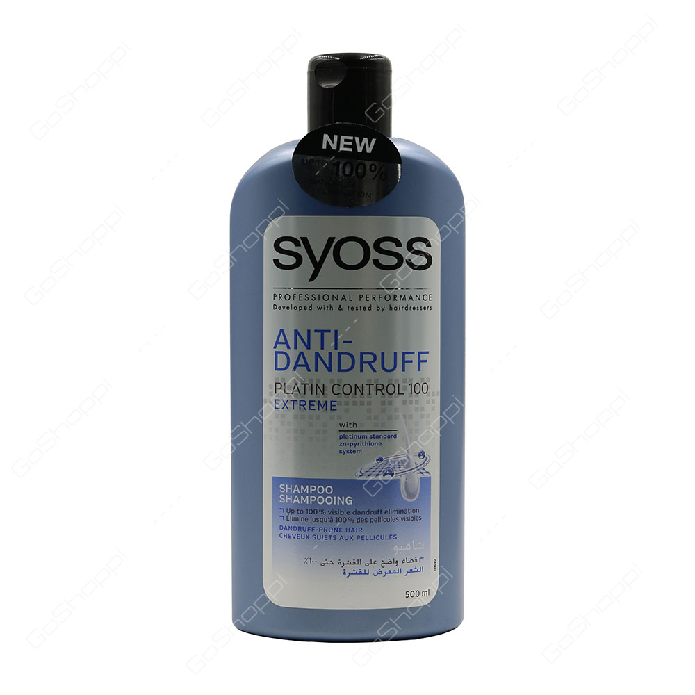 Syoss Anti Dandruff Platin Control 100 Extreme Shampoo 500 ml