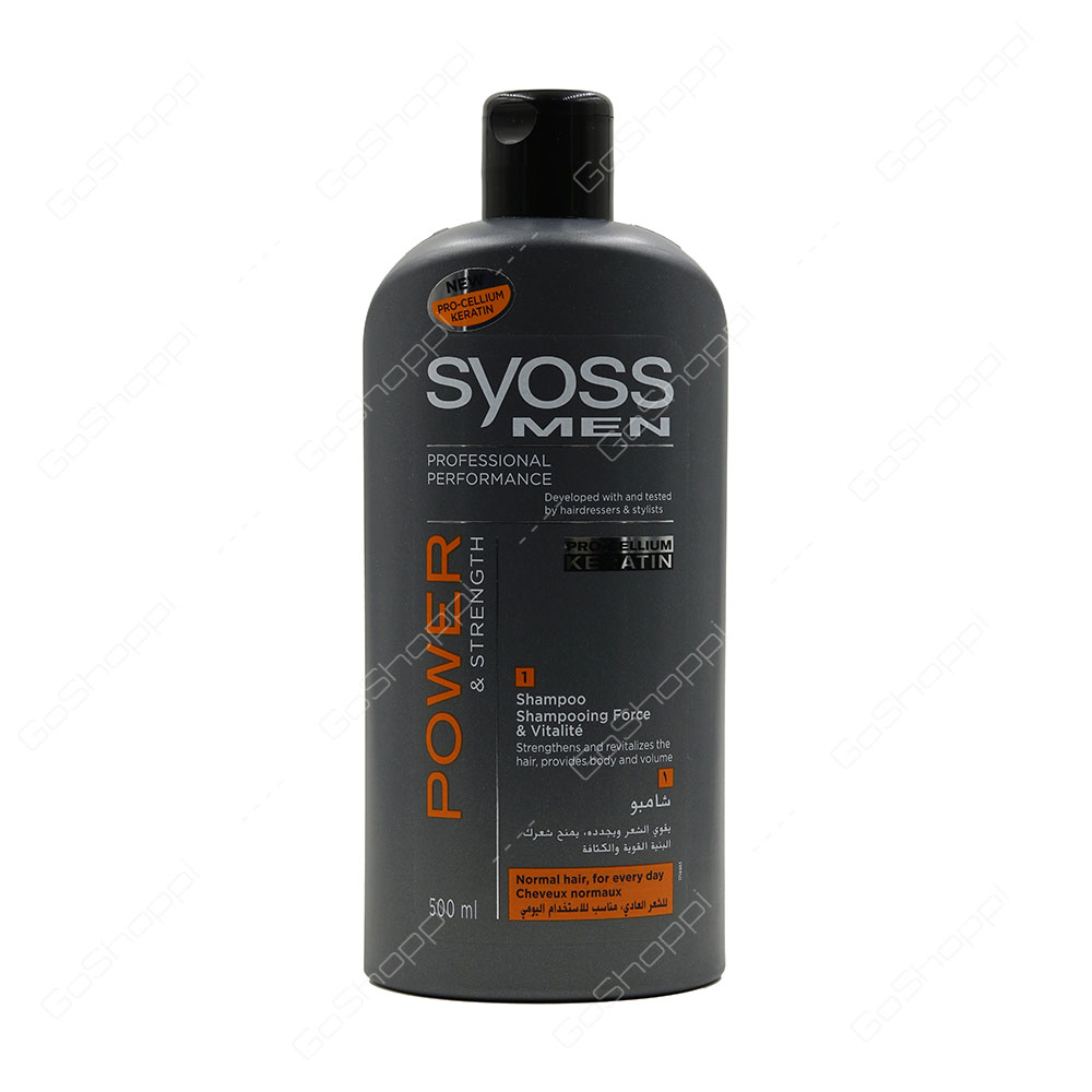 Syoss Men Power And Strenght Shampoo 500 ml