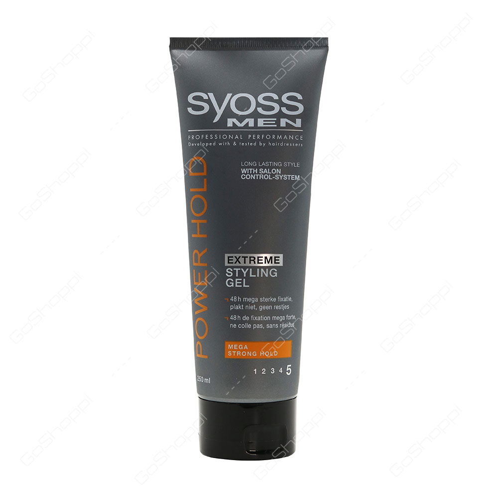 Syoss Men Power Hold Styling Gel 250 ml