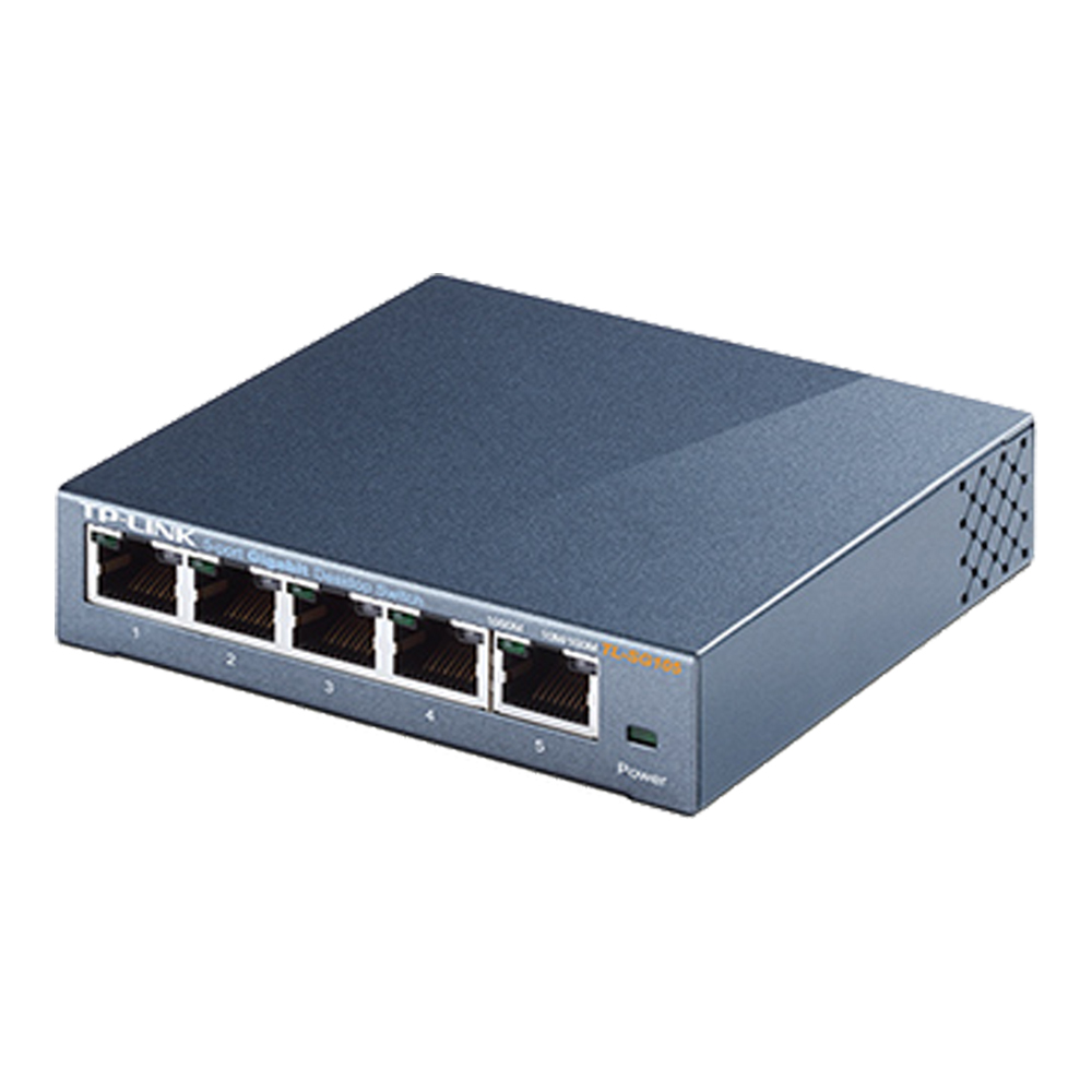 TP-LINK TL-SG105 5-Port 10/100/1000Mbps Desktop Switch
