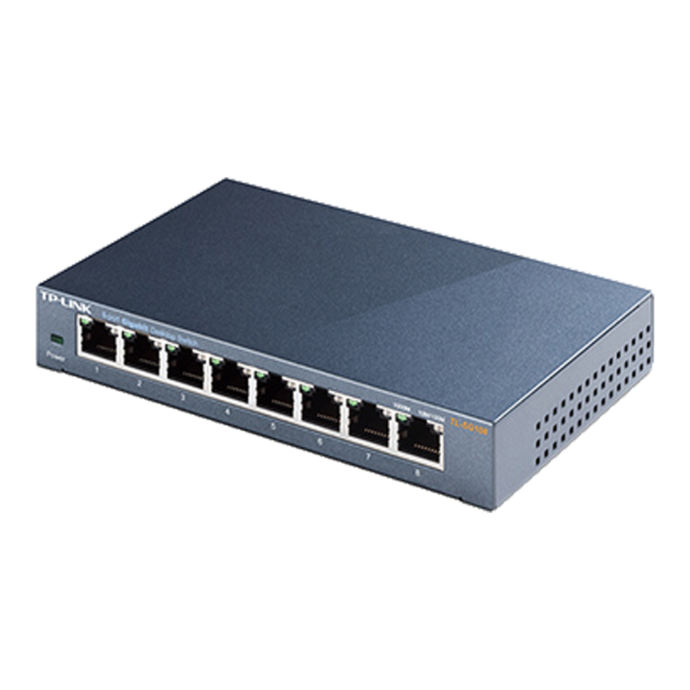 TP-LINK TL-SG108 8-Port 10/100/1000Mbps Desktop Switch