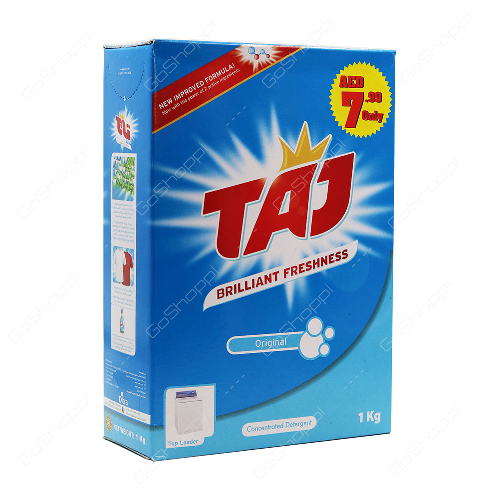 Taj Brillaint Freshness Original Concentrated Detergent Top Loader 1 kg