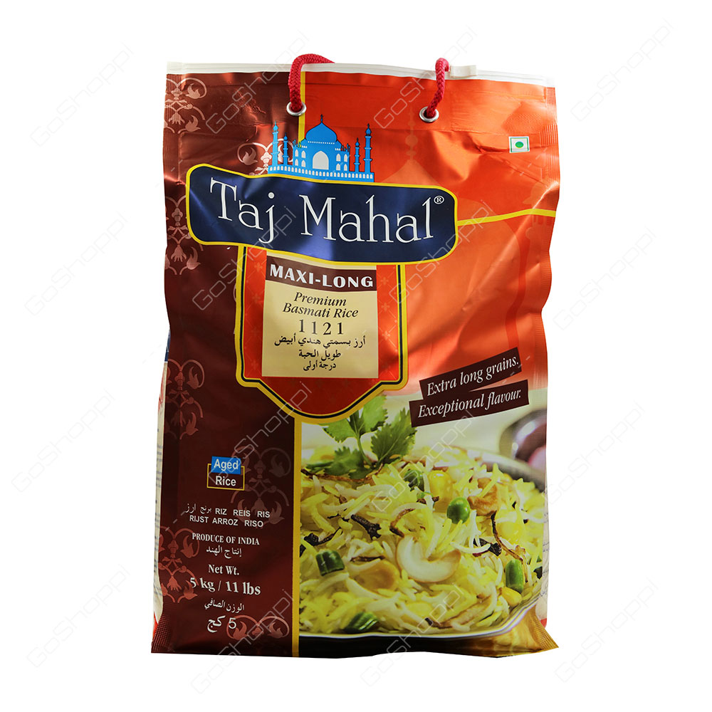 Taj Mahal Maxi Long Premium Basmati Rice 1121 5 kg