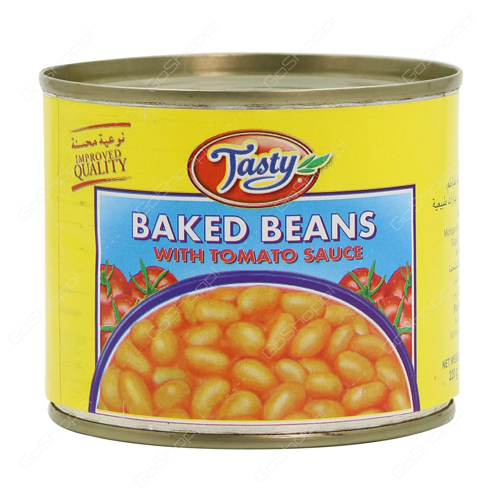 Tasty Baked Beans With Tomato Sauce 220 g