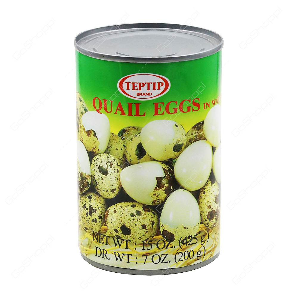 Teptip Quail Eggs in Water 425 g