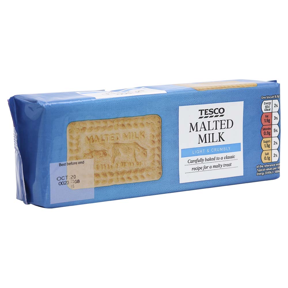 Tesco Malted Milk Biscuits 200g