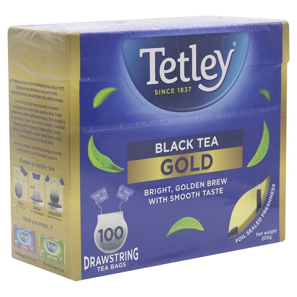 Tetley Black Tea Gold 100Bags