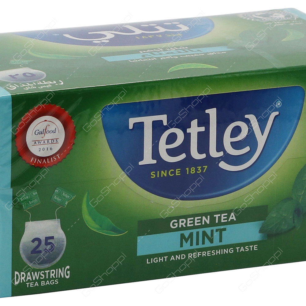 Tetley Green Tea Mint 25 Bags