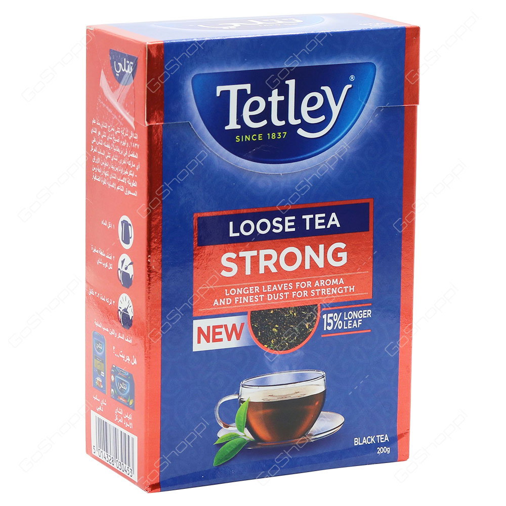 Tetley Loose Tea Strong Black Tea 200 g