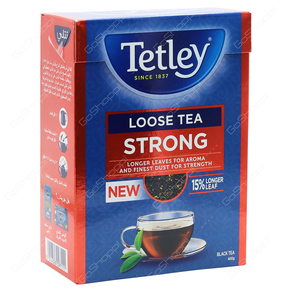 Tetley Loose Tea Strong Black Tea 400 g