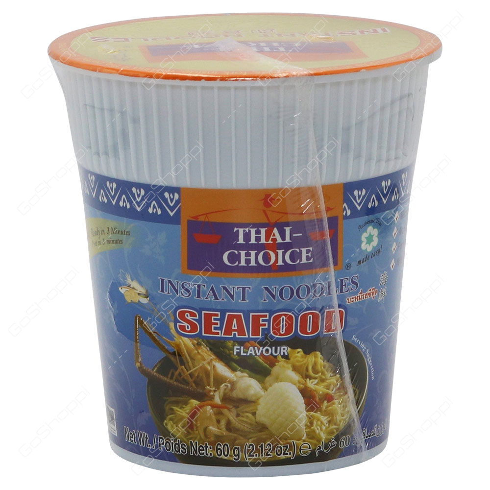 Thai Choice Instant Noodles Seafood Flavour 60 g