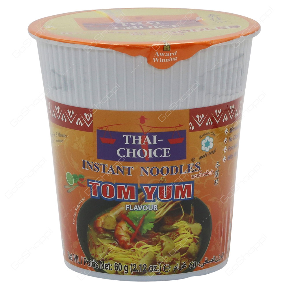 Thai Choice Instant Noodles Tom Yum Flavour 60 g