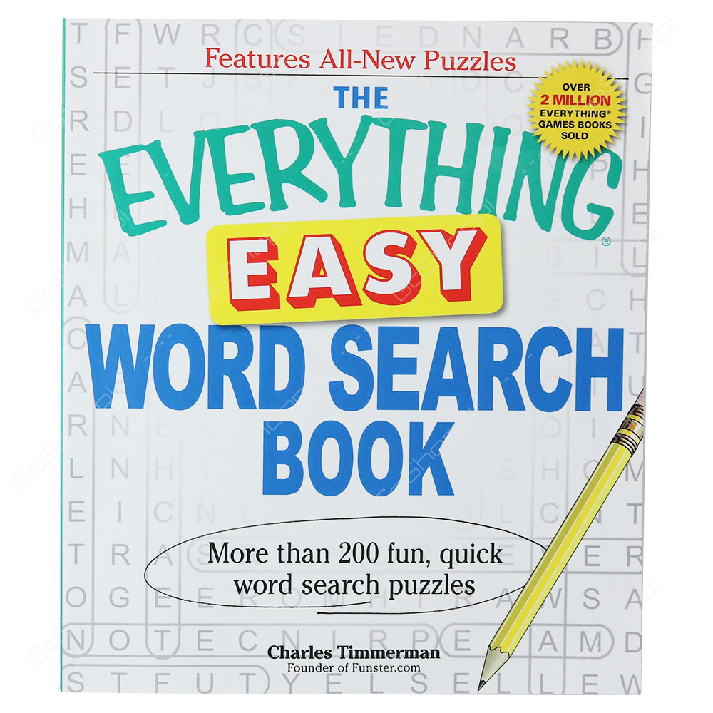 The Everything - Easy Word Search Book By Charles Timmerman