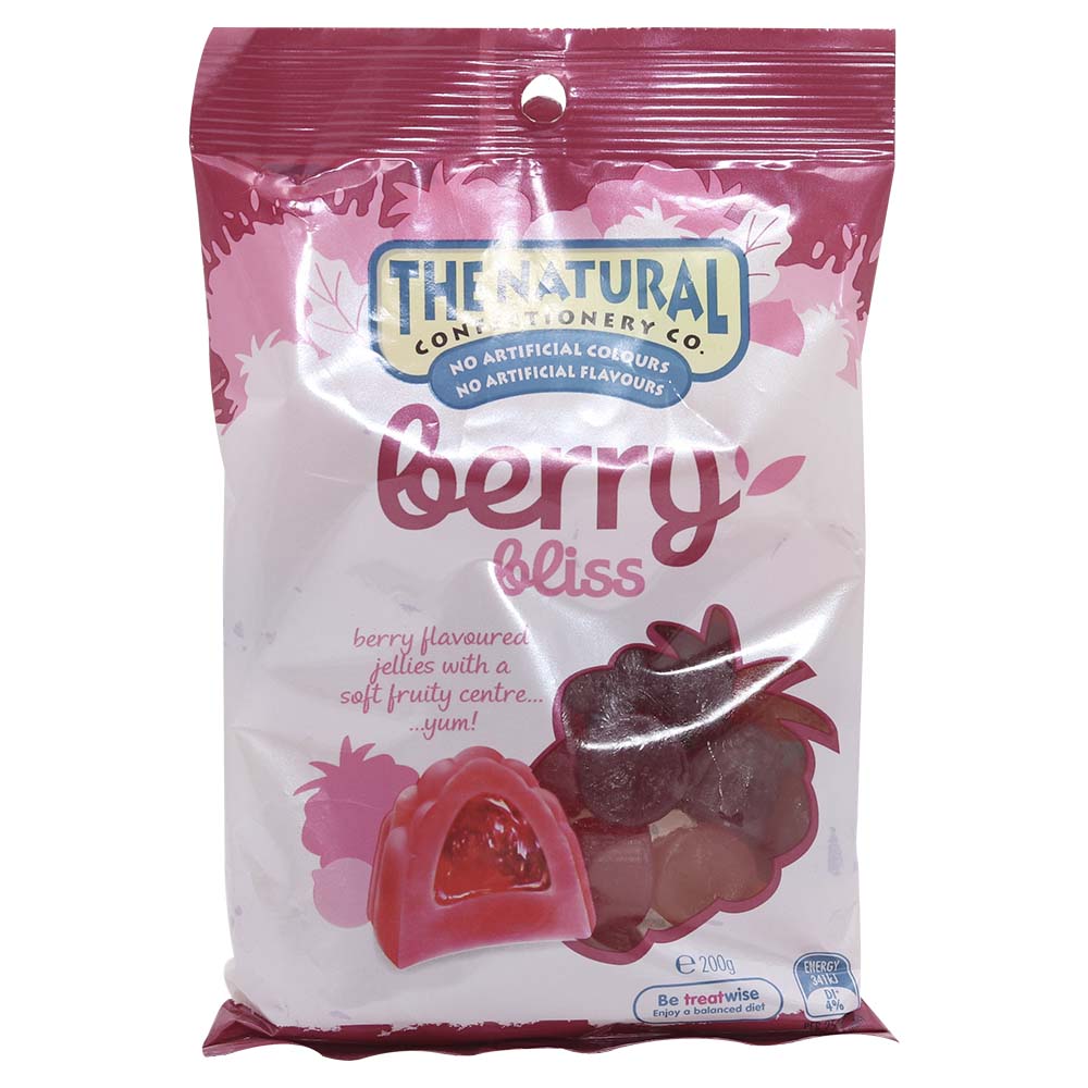 The Natural Confectionery Co Berry Bliss Jellies 200g