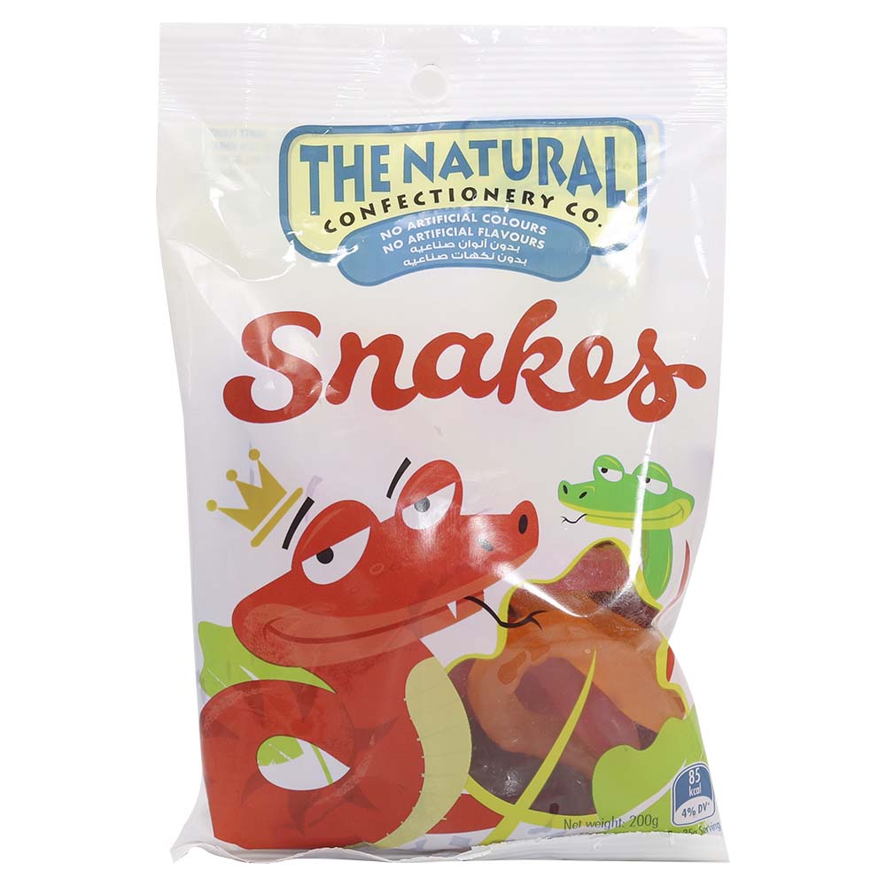 The Natural Confectionery Co Jelly Snakes 200g