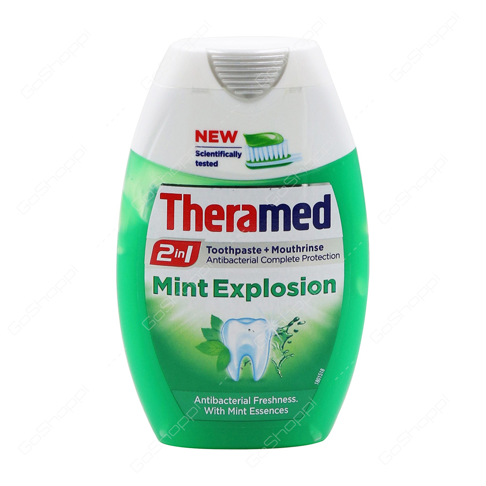 Theramed 2in1 Toothpaste and Mouthrinse Mint Explosion 75 ml