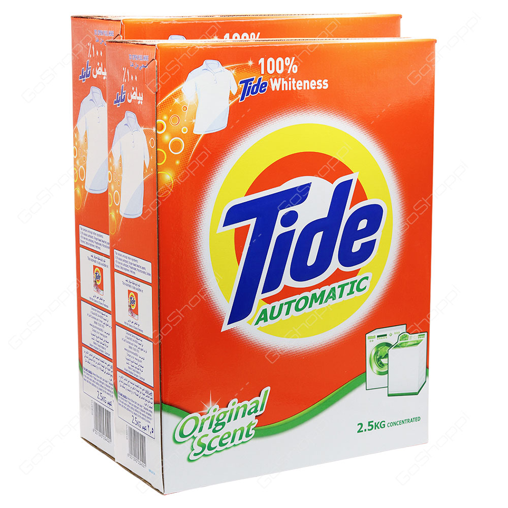 Tide Orignal Scent Concentrated Detergent 2X2.5 kg