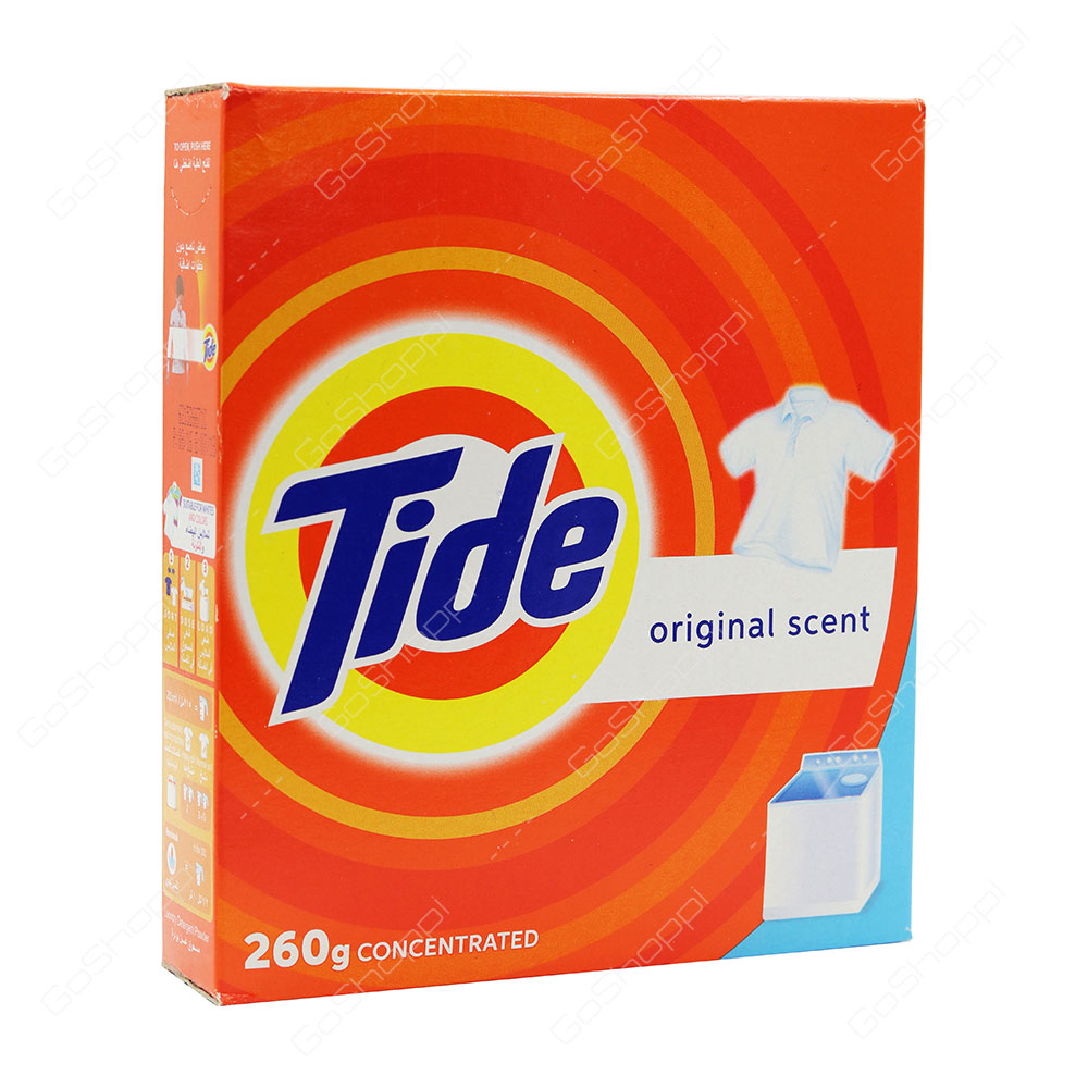 Tide Orignal Scent Top Load Detergent Concentrated 260 g