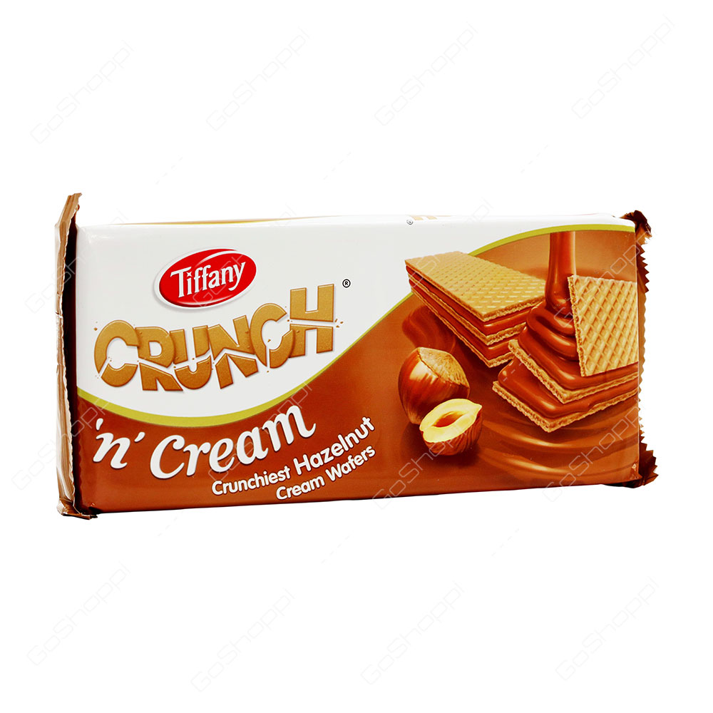 Tiffany Crunch n Cream Hazelnut Cream Wafers 76 g