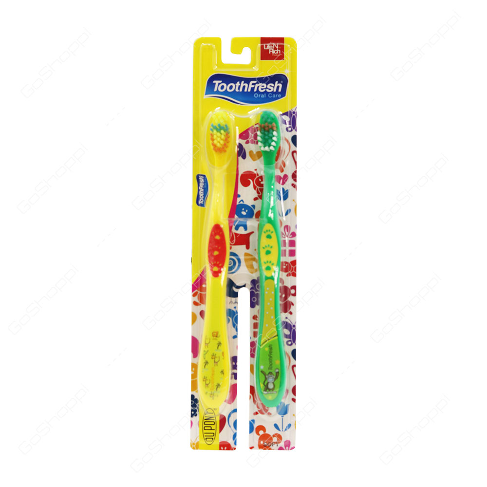 ToothFresh Soft Kids Toothbrush 2 pcs