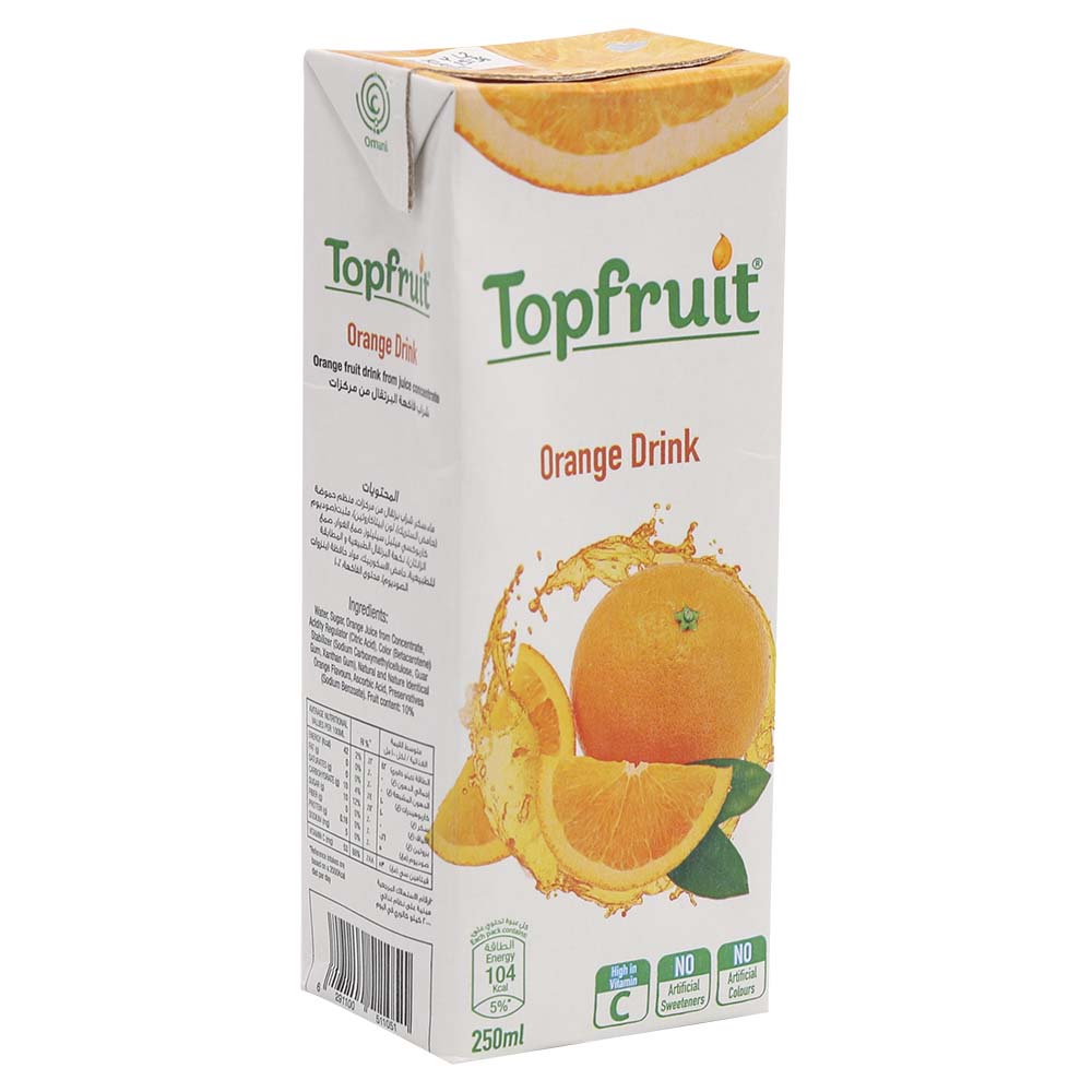 Topfruit Orange Drink 250ml
