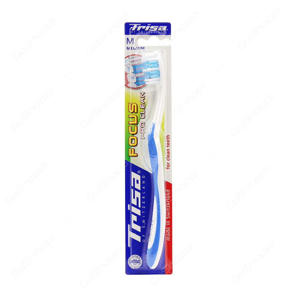 Trisa Focus Pro Clean Medium Toothbrush 1 pcs