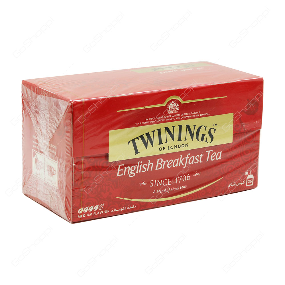 Twinings English Breakfast Tea Bags 25 Bags