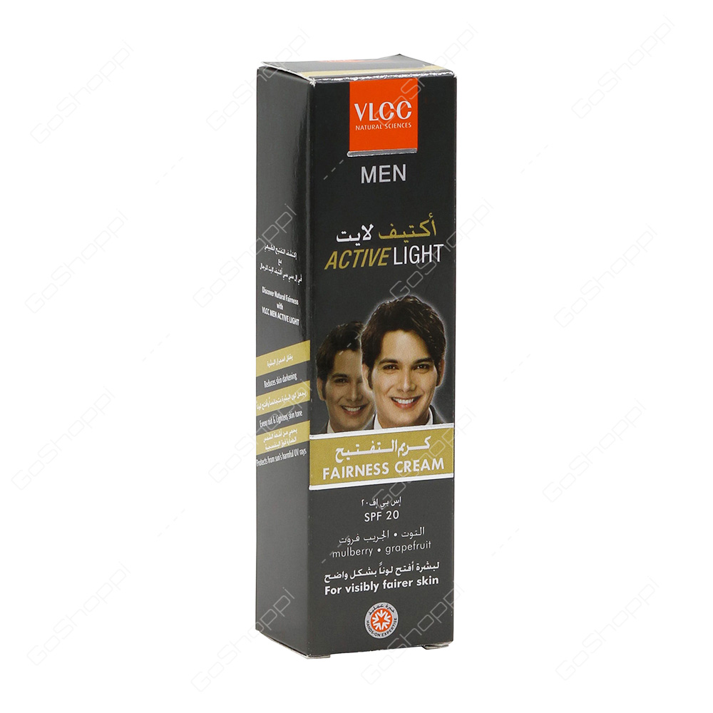 VLCC Men Active Light Fairness Cream SPF 20 50 ml