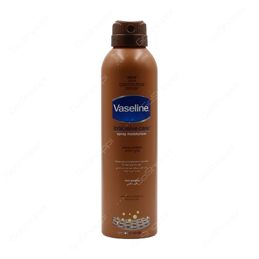 Vaseline Intensive Care Spray Moisturizer Cocoa Radiant 190 ml