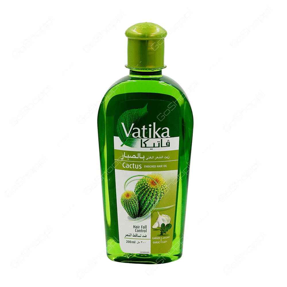 Vatika Cactus Enriched Hair Oil Garger Garlic 200 ml Buy Online