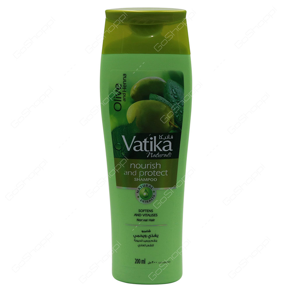 Vatika Naturals Olive And Henna Nourish And Protect Shampoo 200 ml