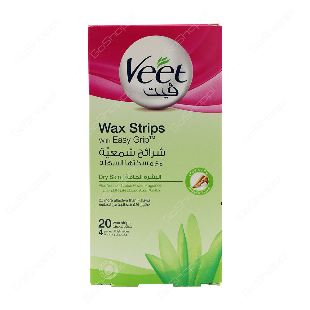 Veet Wax Strips Dry Skin 20 pcs
