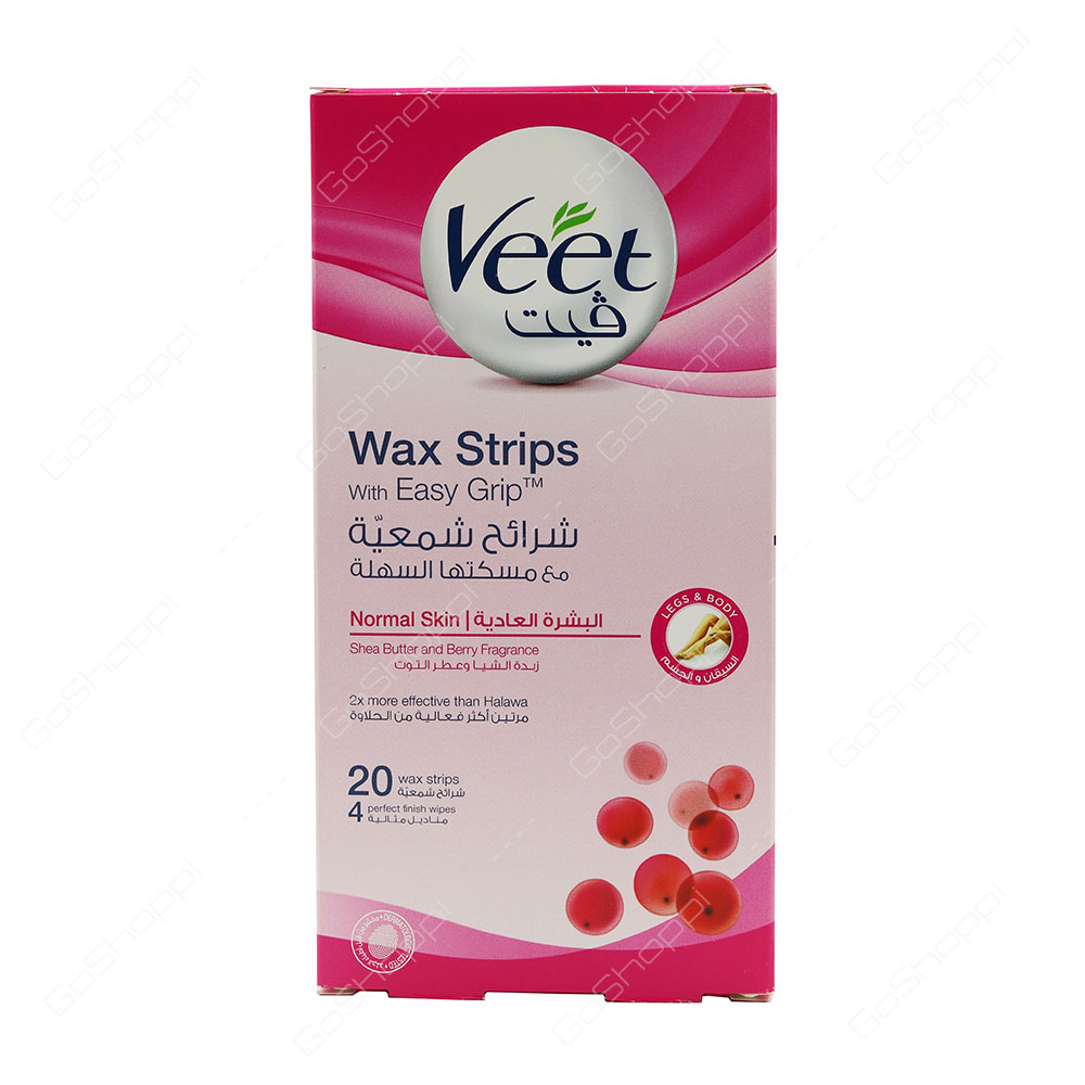 Veet Wax Strips Normal Skin 20 pcs
