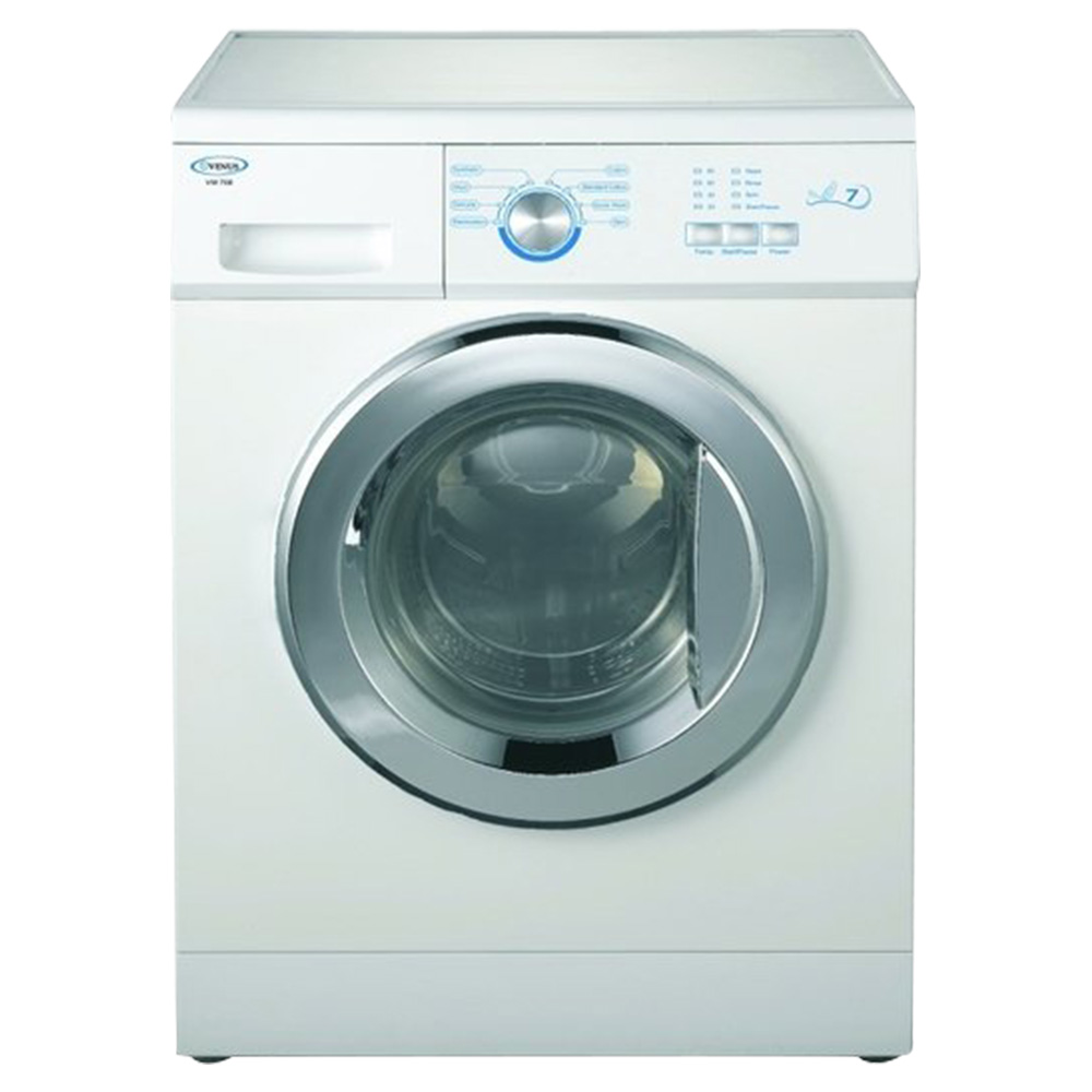 Venus Fully Automatic Front Loading Washing Machine 6Kg White VW708