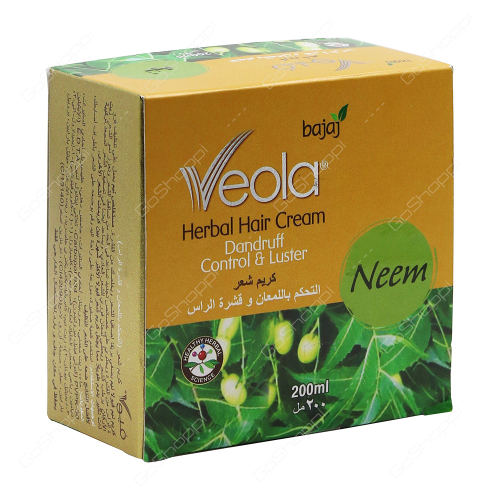 Veola Herbal Hair Cream Dandruff Control and Luster Neem 200 ml