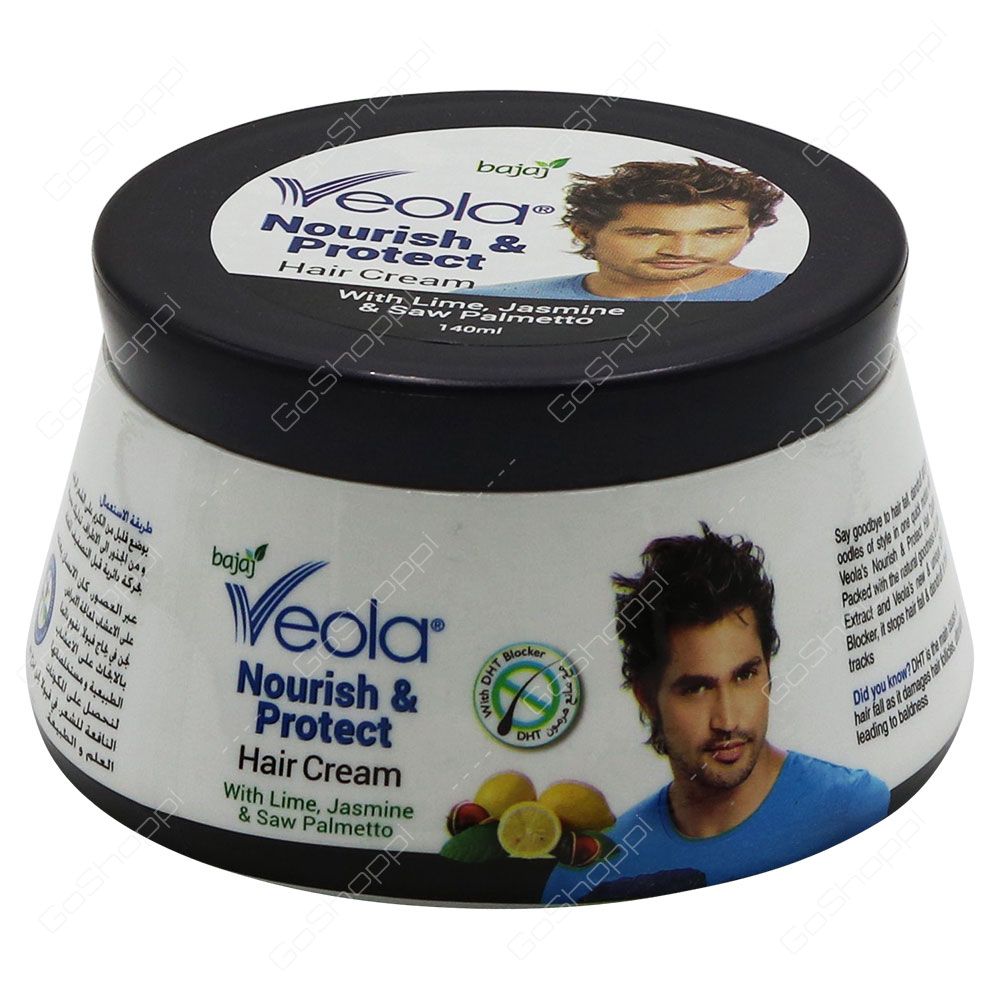 Veola Nourish And Protect Hair Cream With Lime Jasmine & Saw Palmetto 140 ml