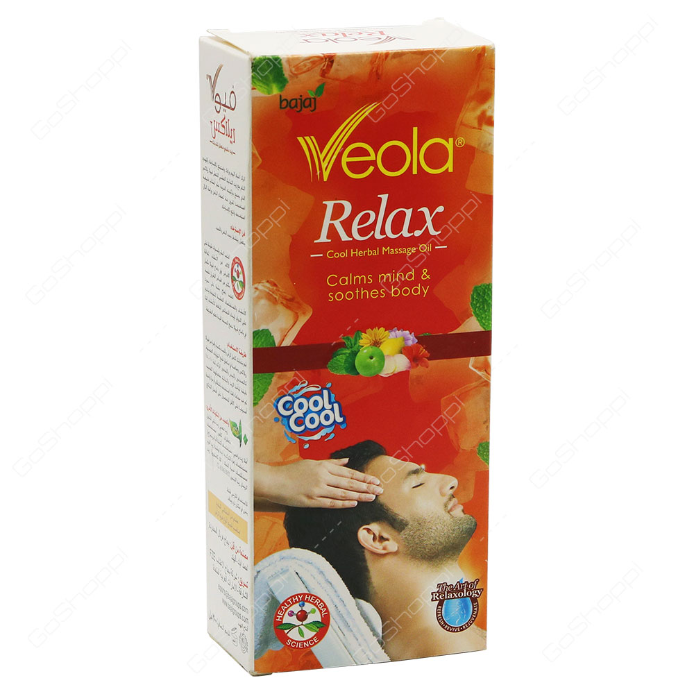 Veola Relax Cool Herbal Massage Oil 200 ml