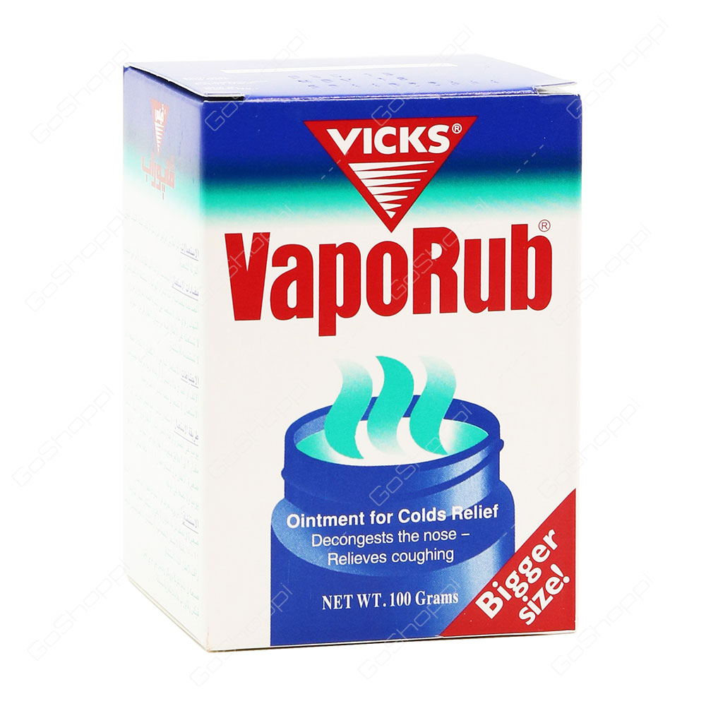 Vicks VapoRub Ointment For Colds Relief 100 g