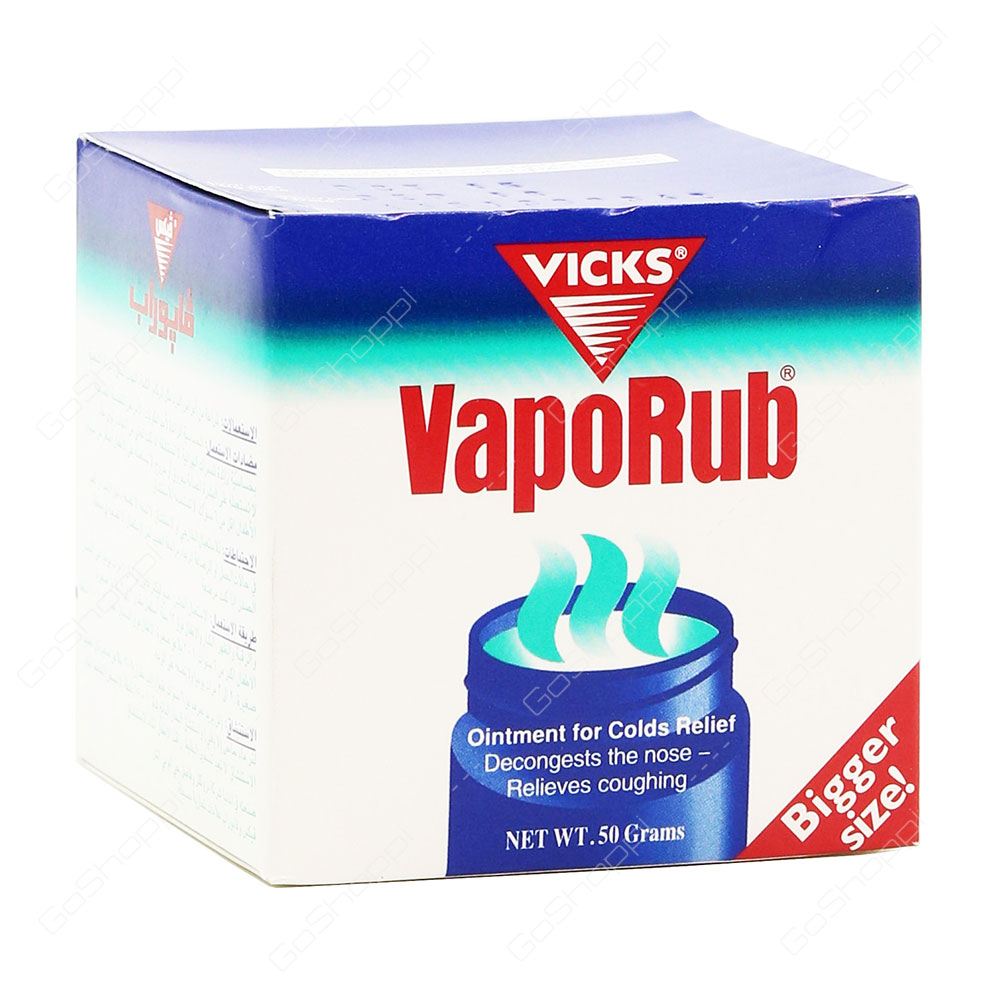 Vicks VapoRub Ointment For Colds Relief 50 g