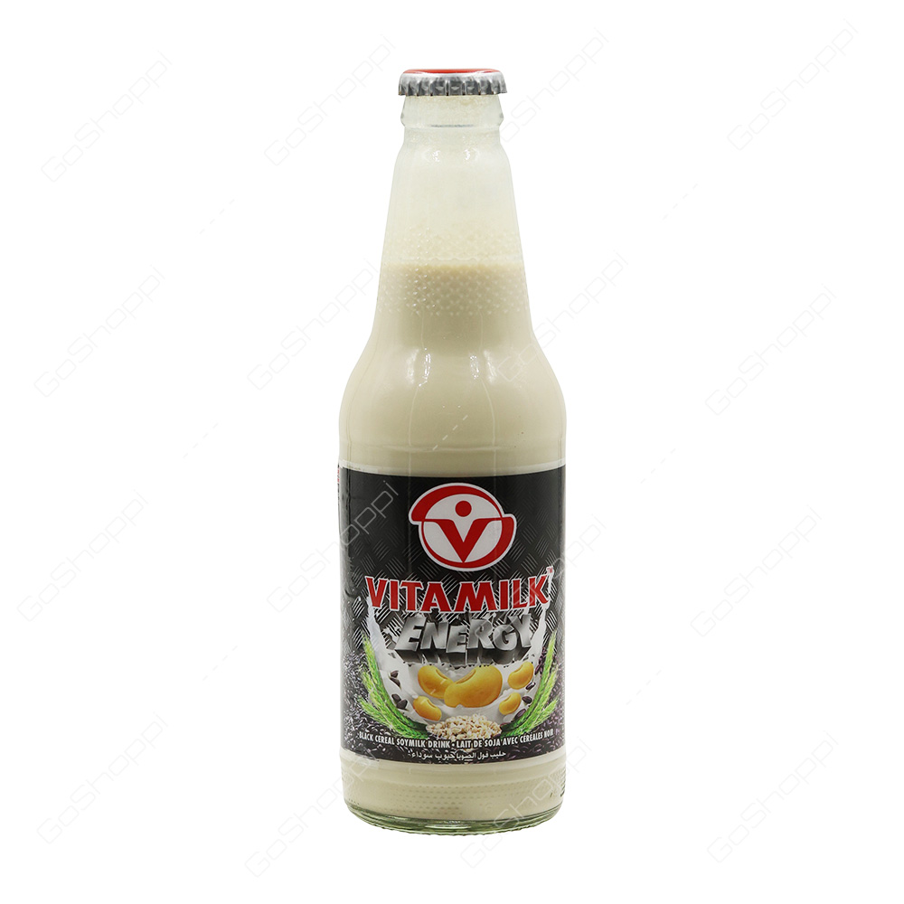 Vitamilk Energy Black Cereal Soymilk Drink 300 ml