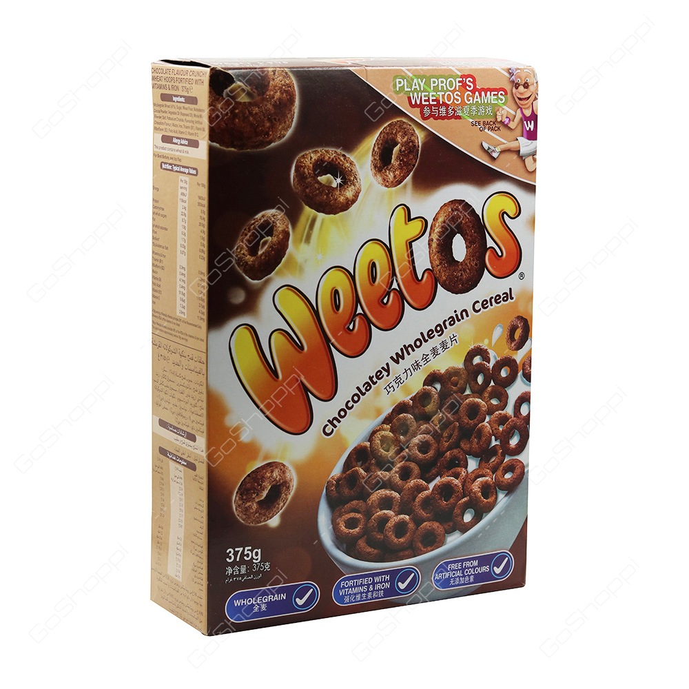 Weetabix Weetos Chocolatey Wholegrain Cereal 375 g