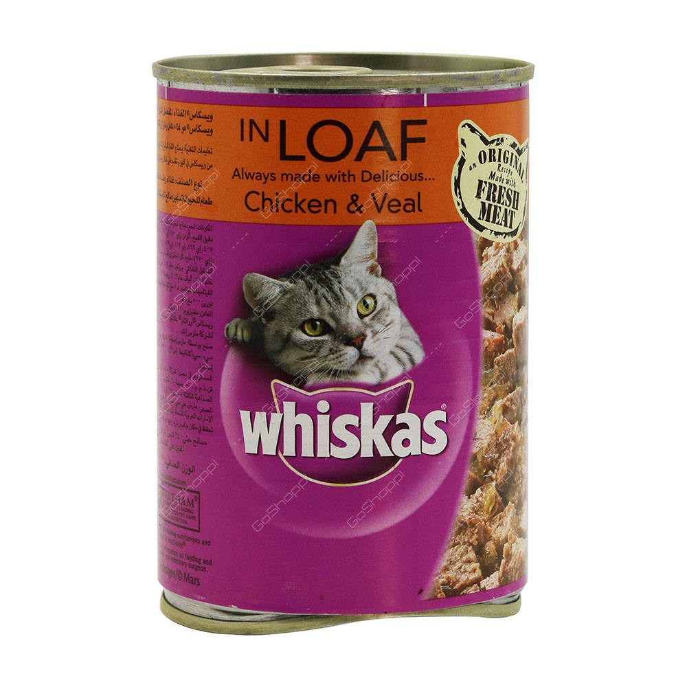 Whiskas In Loaf Chicken And Veal 400 g