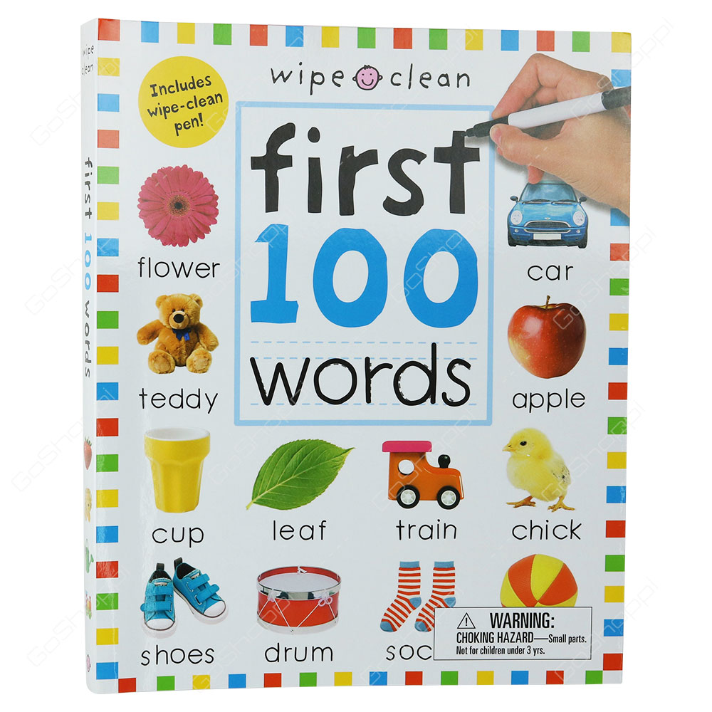 Wipe Clean First 100 Words By Roger Priddy