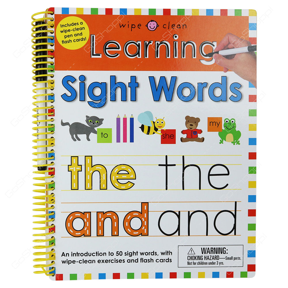 Wipe Clean - Learning Sight Words By Roger Priddy
