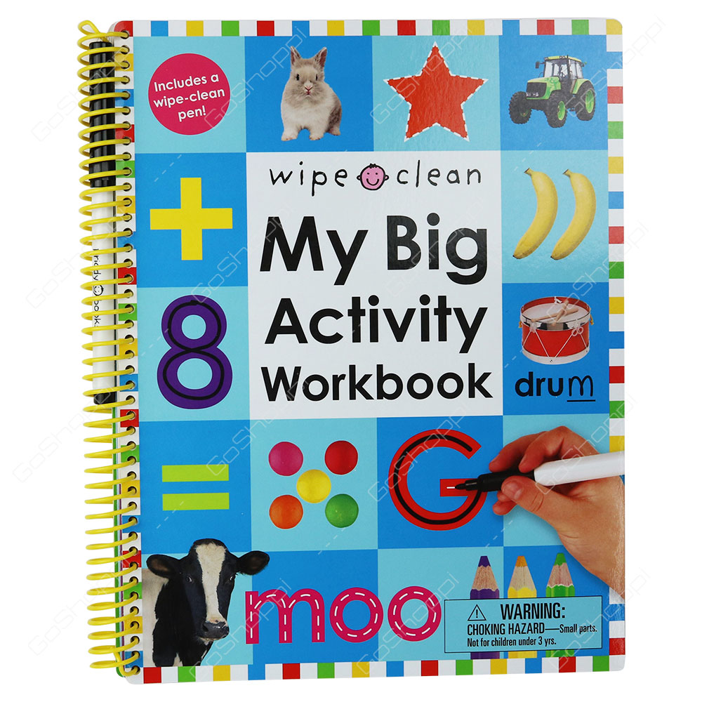 Wipe Clean - My Big Activity Workbook By Roger Priddy