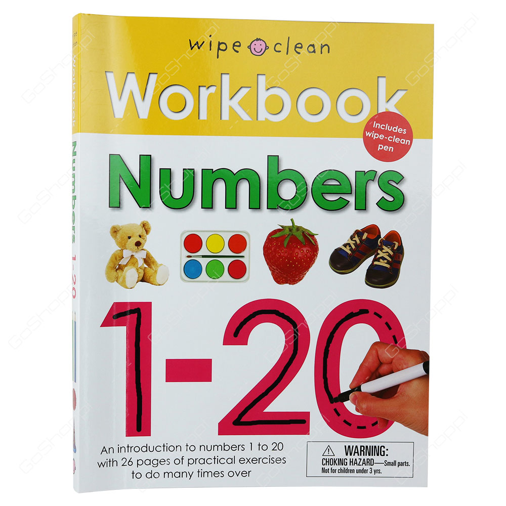 Wipe Clean Workbook - Numbers 1-20 By Roger Priddy