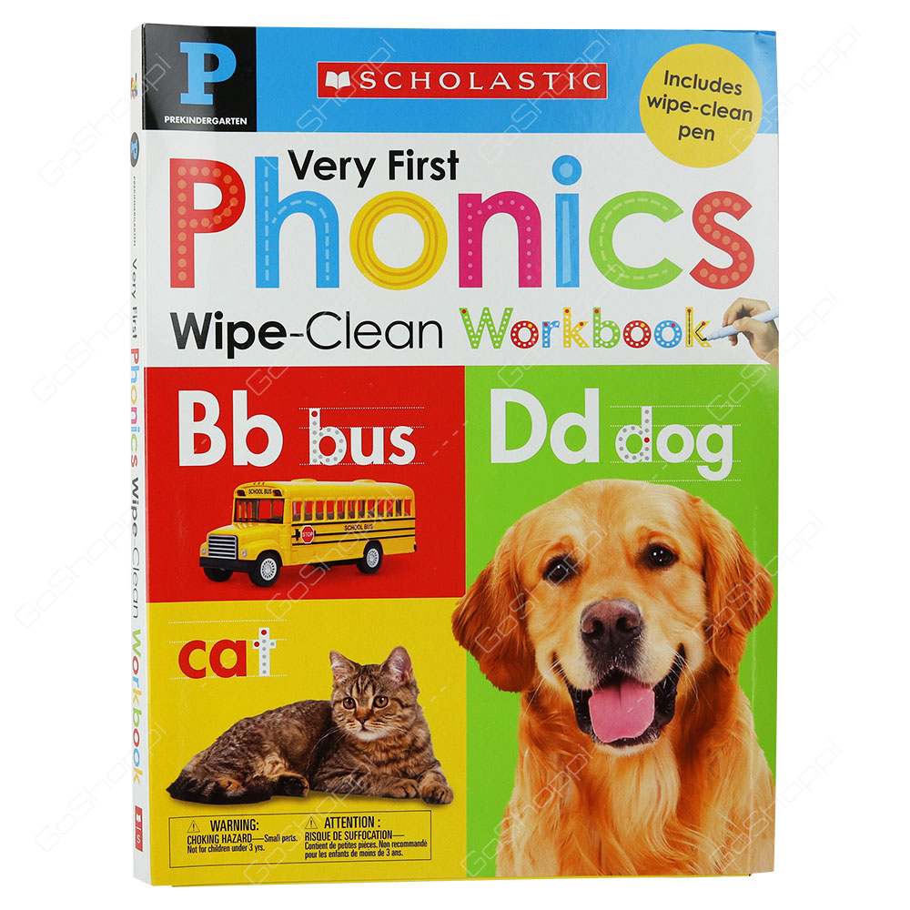 Wipe Clean Workbook - Very First Phonics