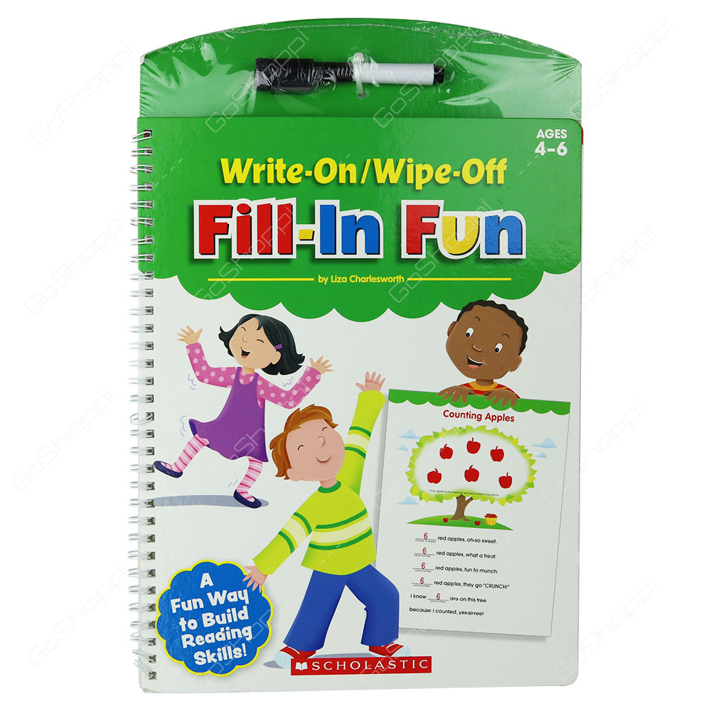 Write-On/Wipe-Off Fill-In Fun By Charlesworth Liza