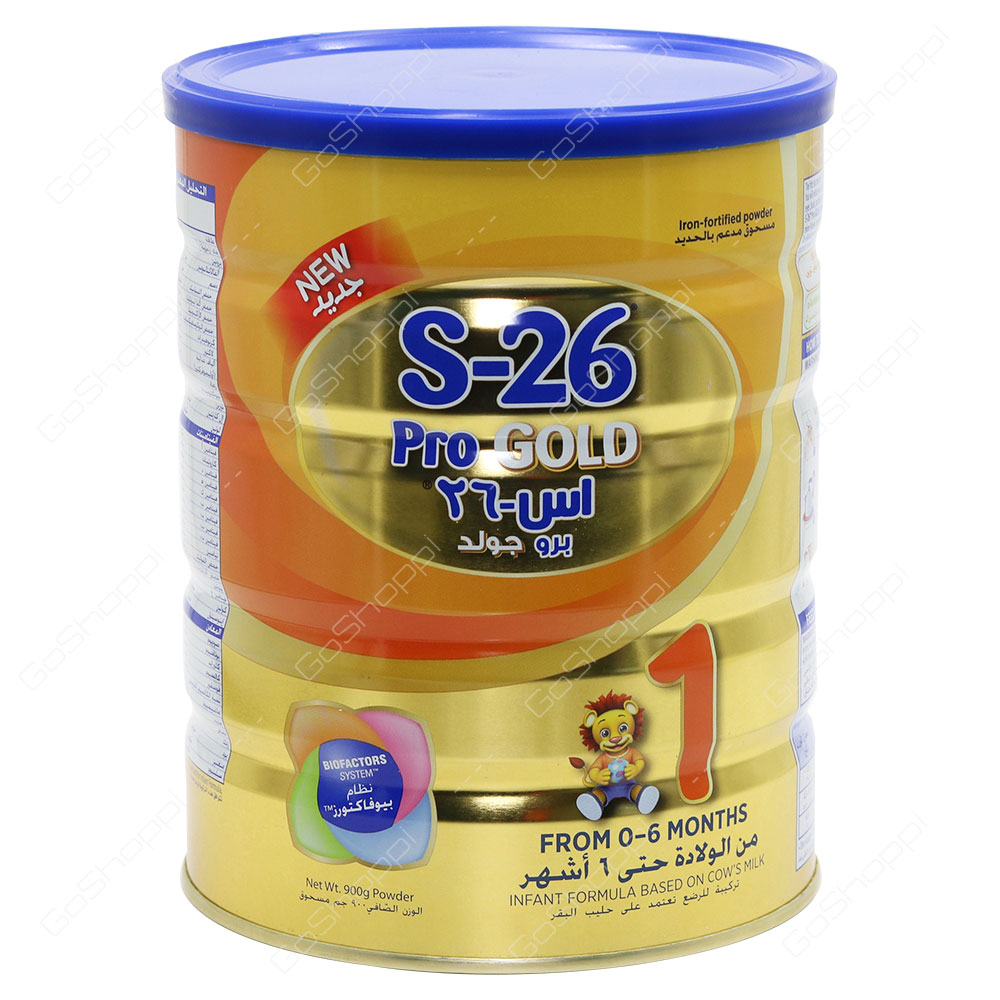 Wyeth S-26 Pro Gold Infant Formula From 0-6 Months 900 g