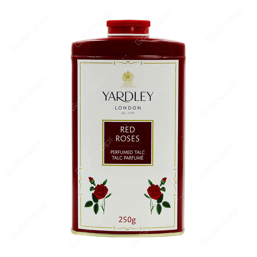 Yardley Red Roses Perfumed Talc 250 g